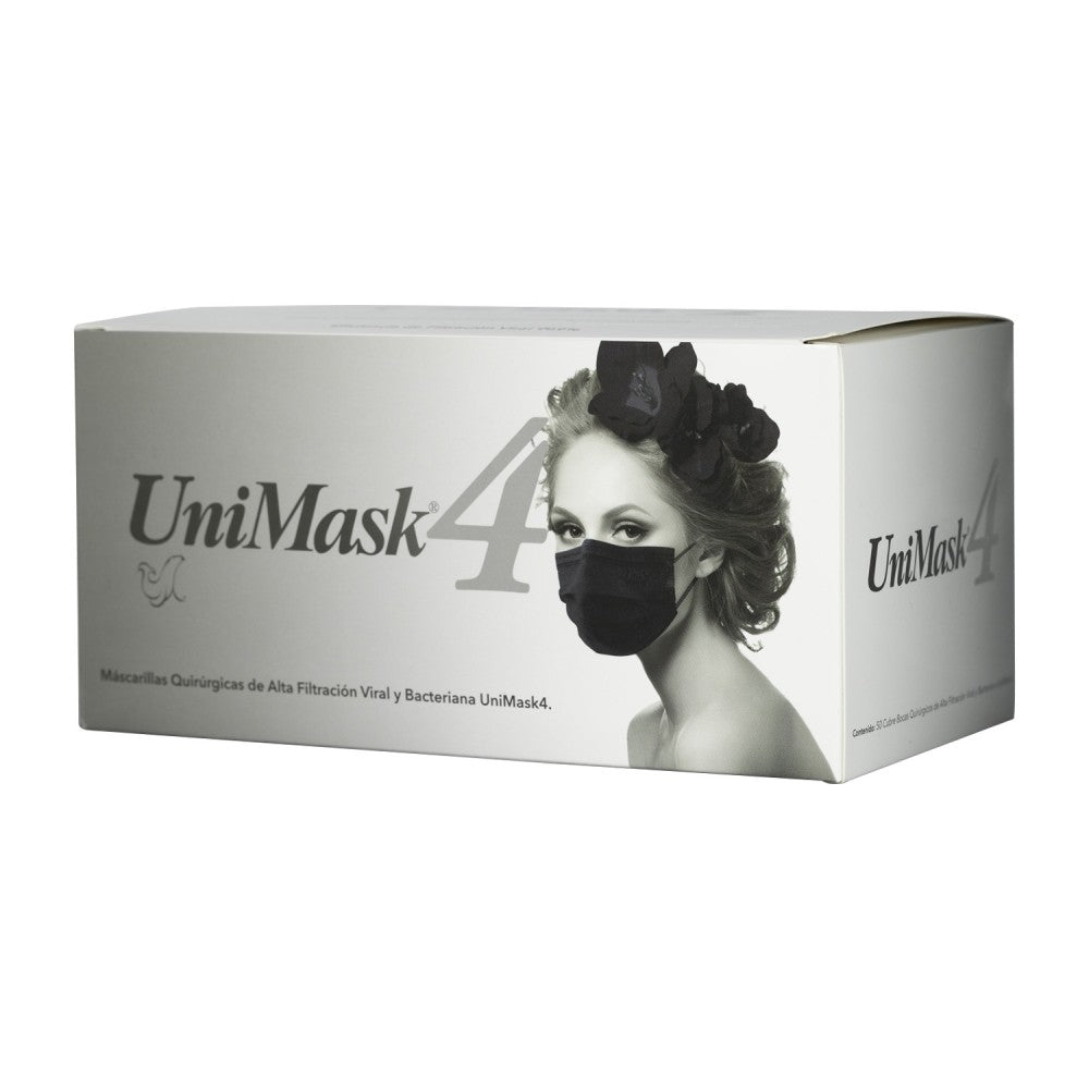 CUBREBOCAS UNISEAL UNIMASK NEGRO
