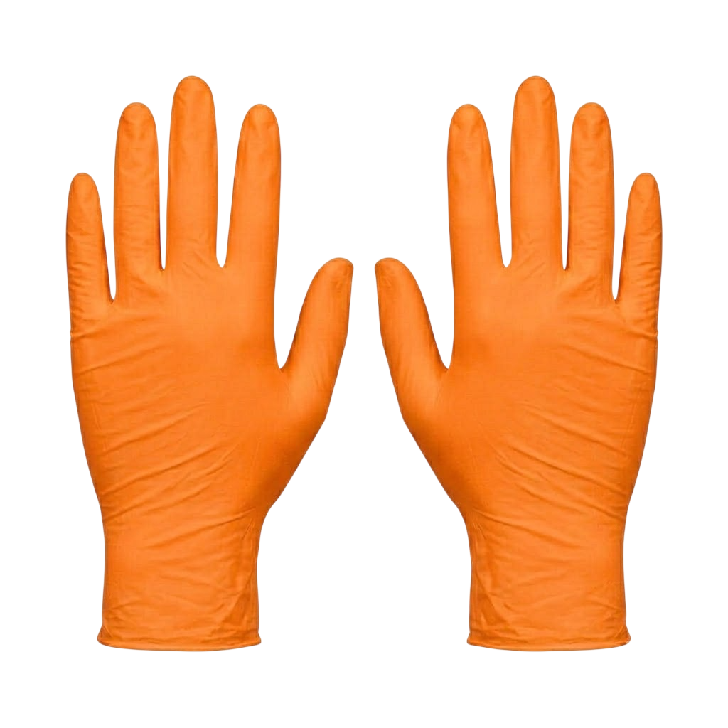 GUANTE DE LATEX PLUS NARANJA CH AMBIDERM