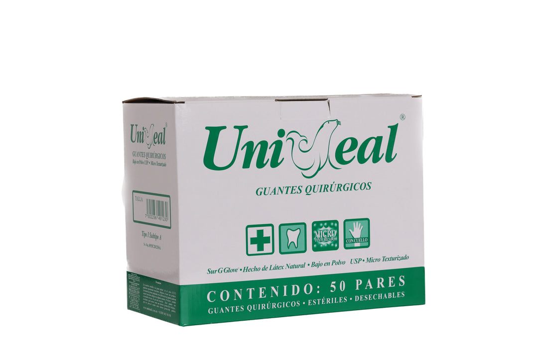 GUANTE DE LATEX ESTERIL 6 1/2 UNISEAL