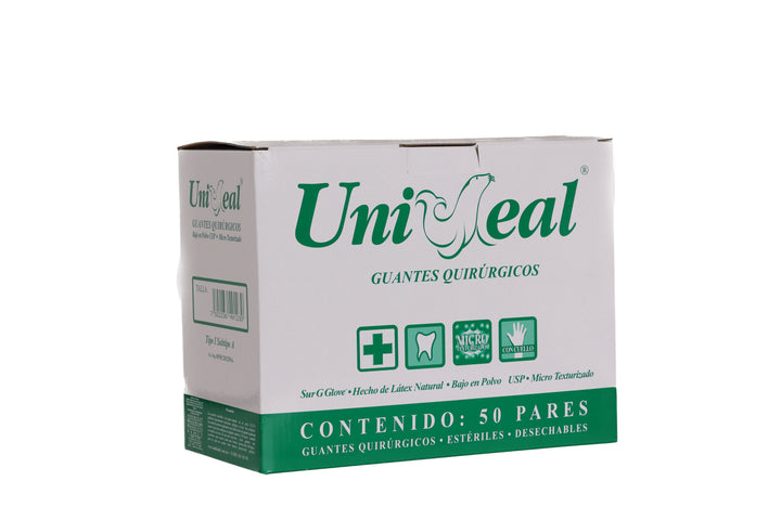 GUANTE DE LATEX ESTERIL 6 1/2 UNISEAL