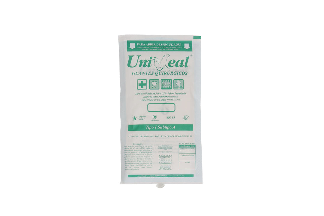 GUANTE DE LATEX ESTERIL 6 1/2 UNISEAL