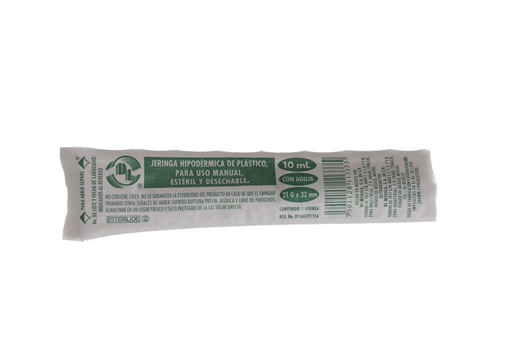 060.550.0677 JERINGA 10 ML CON AGUJA 21x32 DL