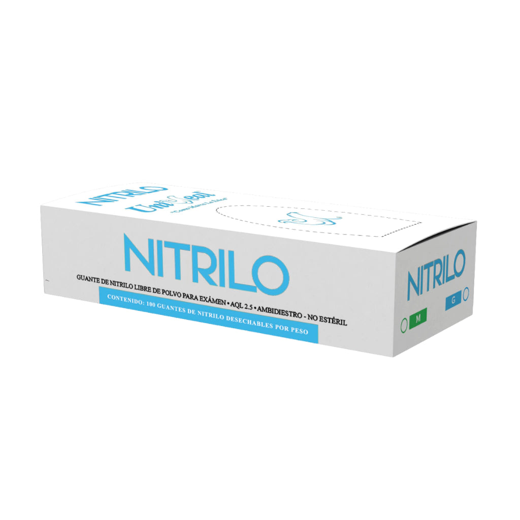 GUANTE DE NITRILO AZUL CIELO G UNISEAL