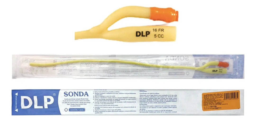 SONDA FOLEY CAL. 16 FR 5 ML 2 VIAS DL