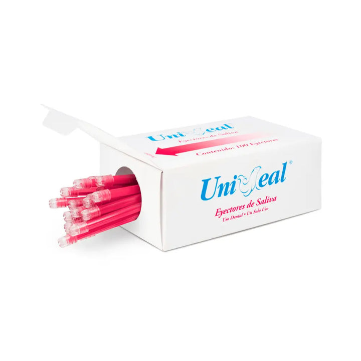 060.910.0011 EYECTORES DE SALIVA UNISEAL ROSA