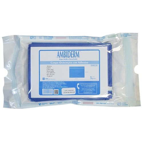 PACK 3-CAMPO ESTERIL C/ADHESIVO 40 X 60 AMBIDERM