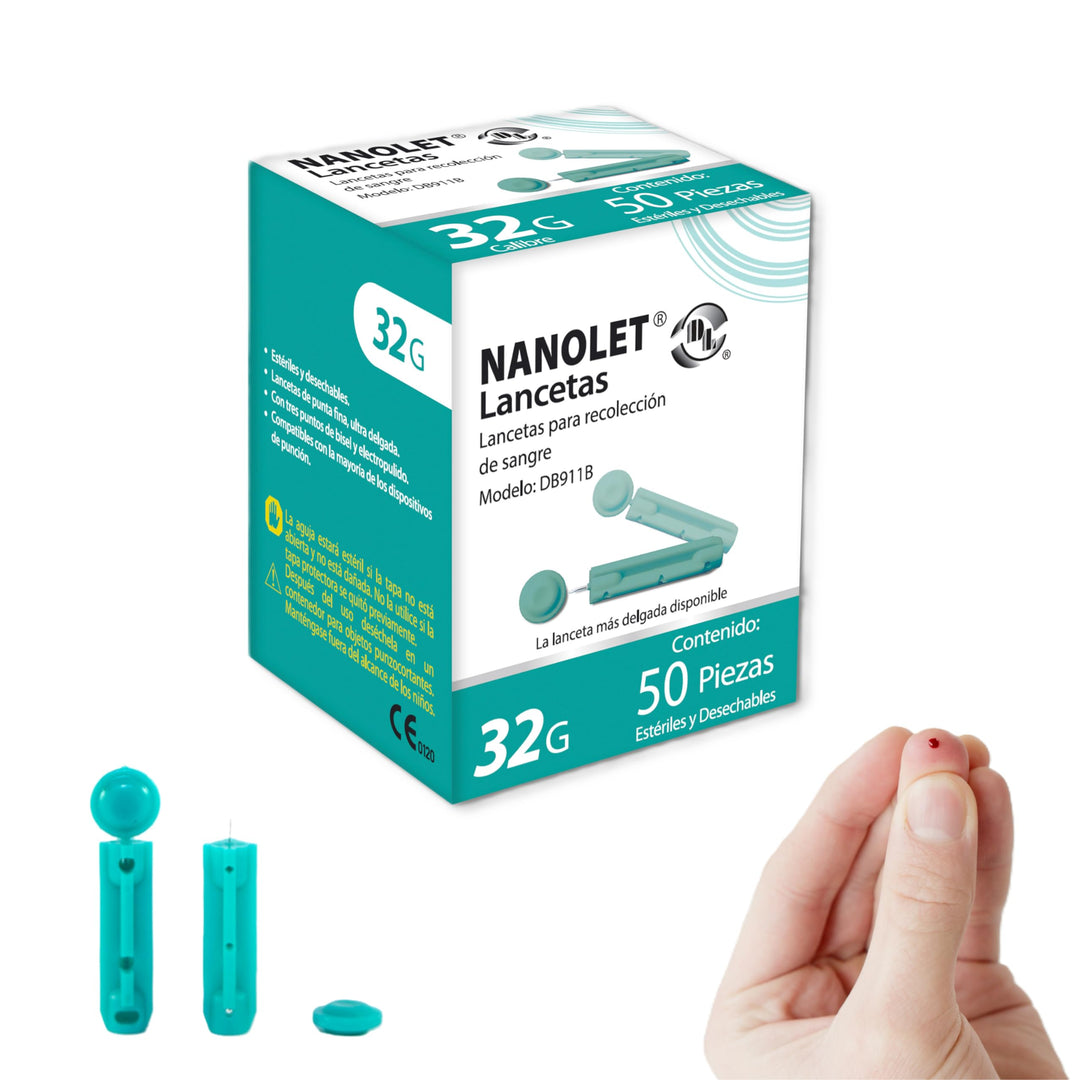 LANCETAS DL PARA RECOLECCION DE SANGRE 32G