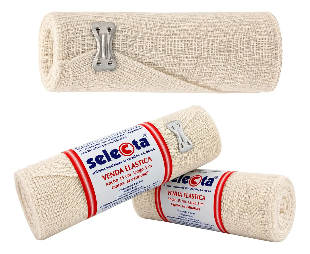 PACK 24-VENDA ELÁSTICA 15 CM X 5 MTS SELECTA