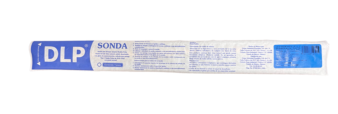 SONDA FOLEY CAL. 24 FR 5 ML 2 VIAS DL