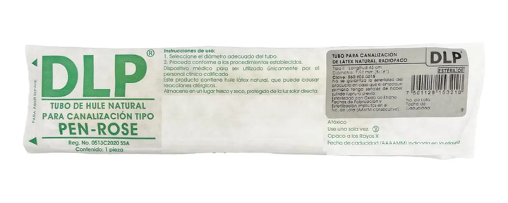 TUBO P/CANALIZACIÓN LÁTEX 45 CM X 7.94 MM 5/16" DL