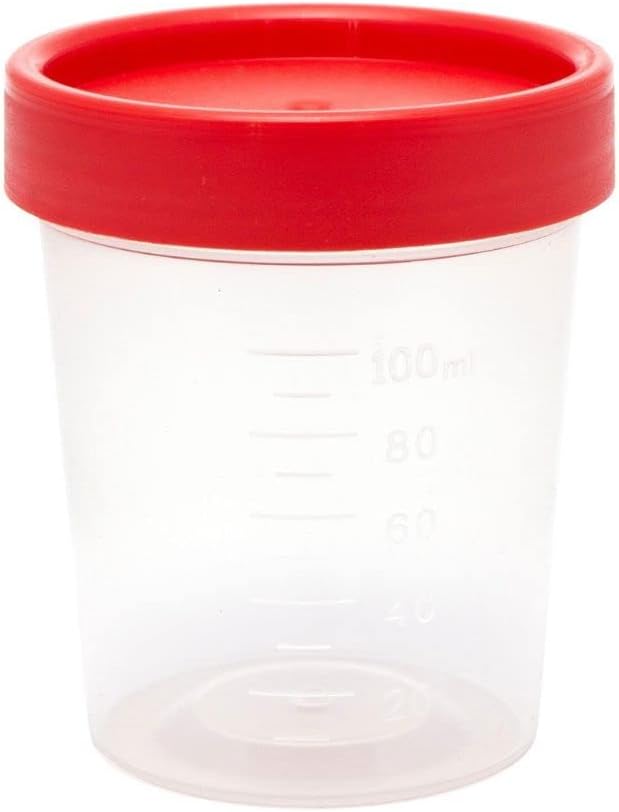 VASO RECOLECTOR ORINA ESTERIL 100ML PLASTICWORLD