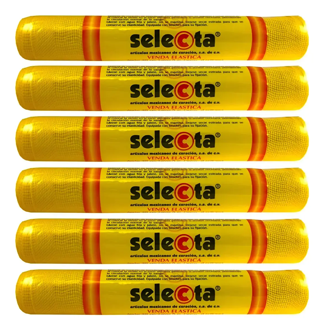 VENDA ELÁSTICA 30 CM X 5 MTS 6PZ SELECTA