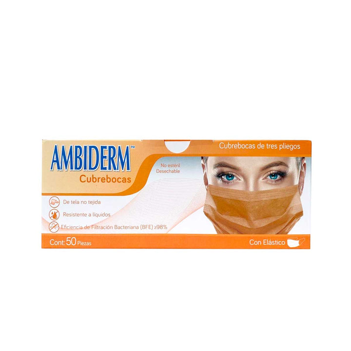 CUBREBOCAS NARANJA AMBIDERM