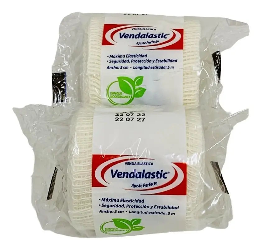 VENDA ELÁSTICA 5 CM X 5 MTS 12PZ VENDALASTIC