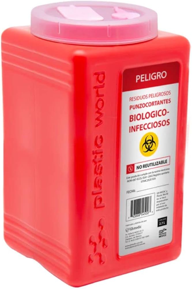BOTE RECOLECTOR RPBI 7.5 LTS PLASTICWORLD