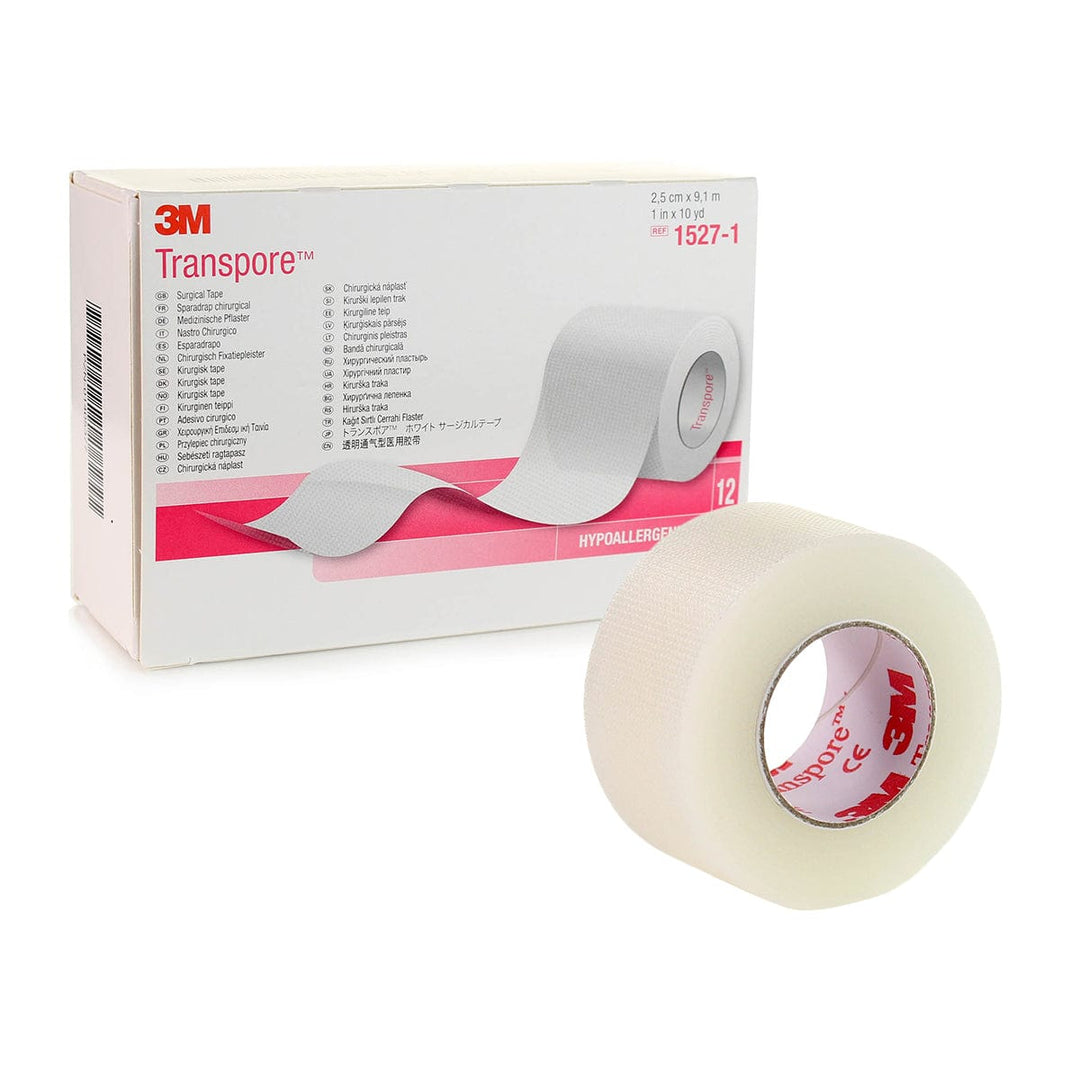 CINTA TRANSPORE 2.5 CM 3M