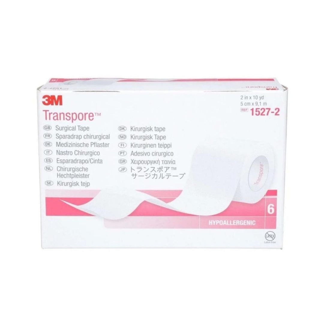 CINTA TRANSPORE  5 CM 3M