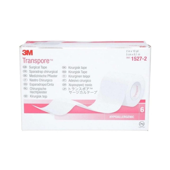 CINTA TRANSPORE  5 CM 3M