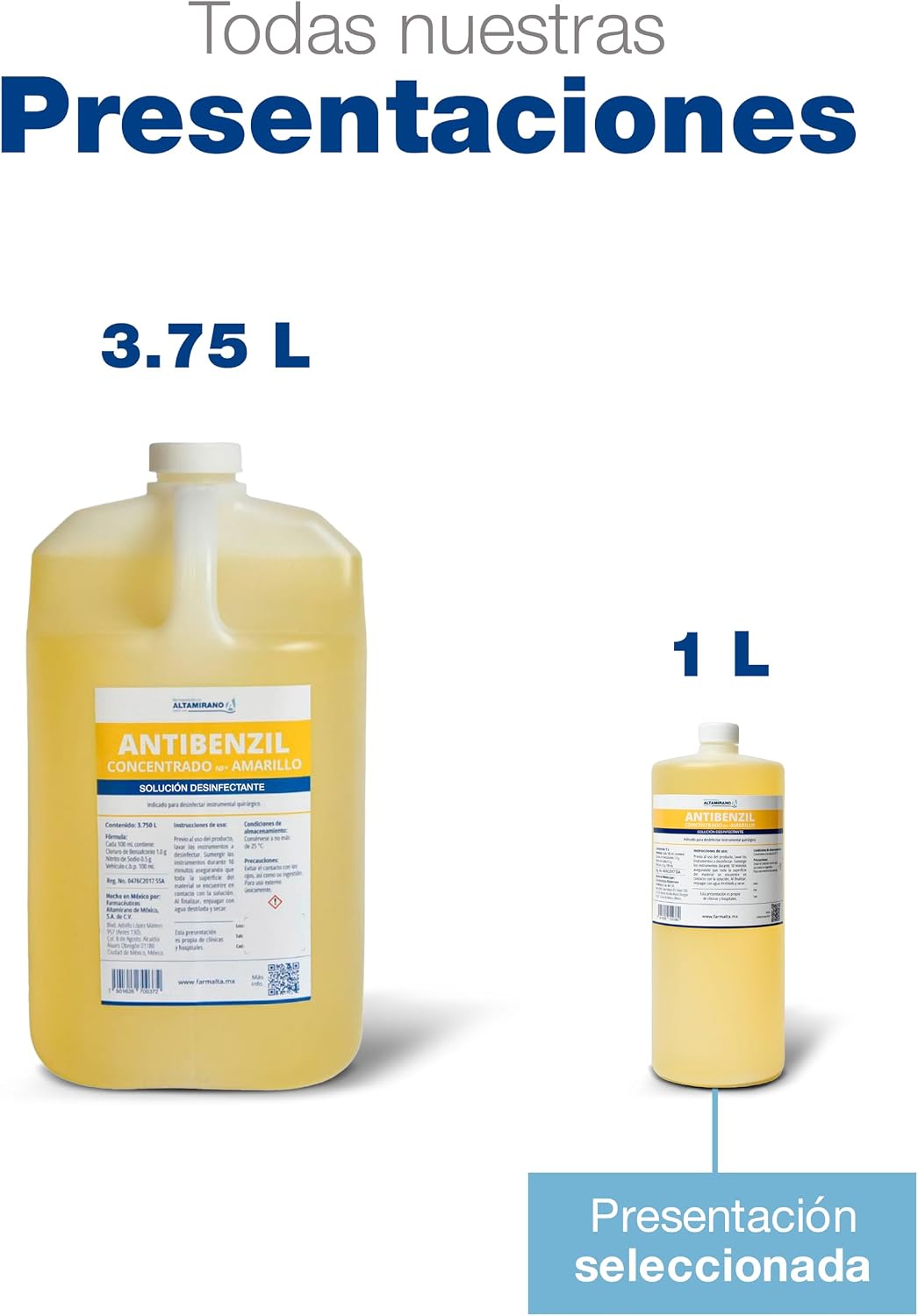 ANTIBENZIL AMARILLO 1 LT ALTAMIRANO