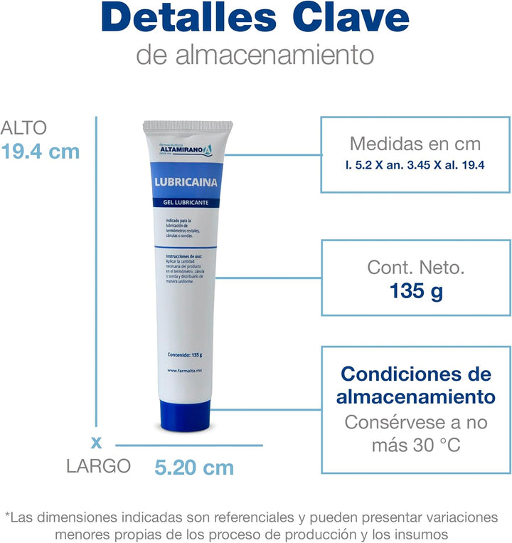 JALEA LUBRICANTE 135G LUBRICAINA ALTAMIRANO