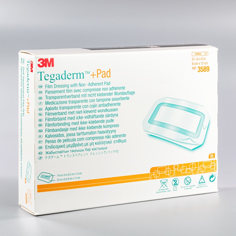 PACK 10-TEGADERM + PAD 9 X 15 CM  3M