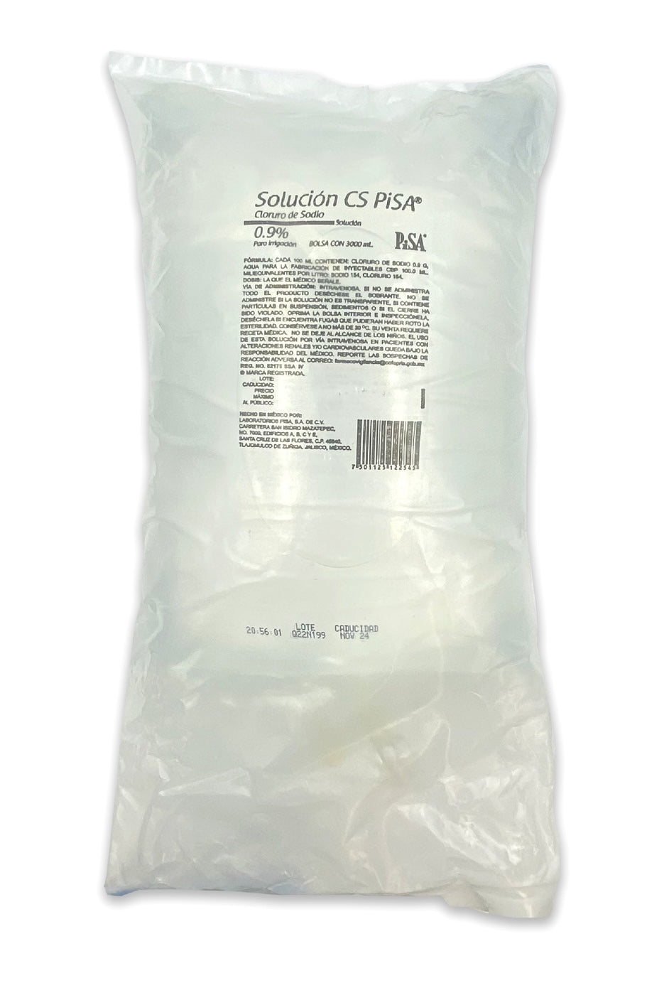 SOLUCION SALINA 3L PISA