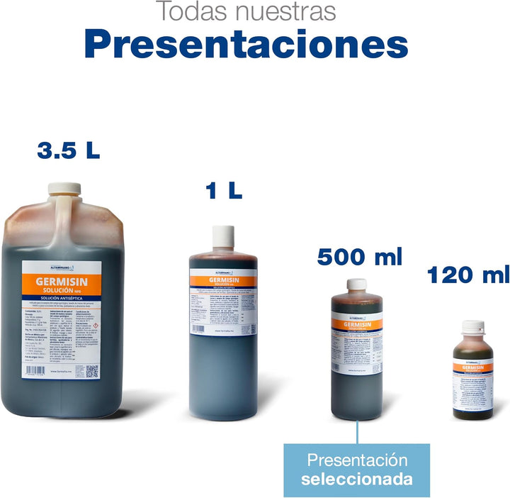 GERMISIN SOLUCION 500 MLTS ALTAMIRANO