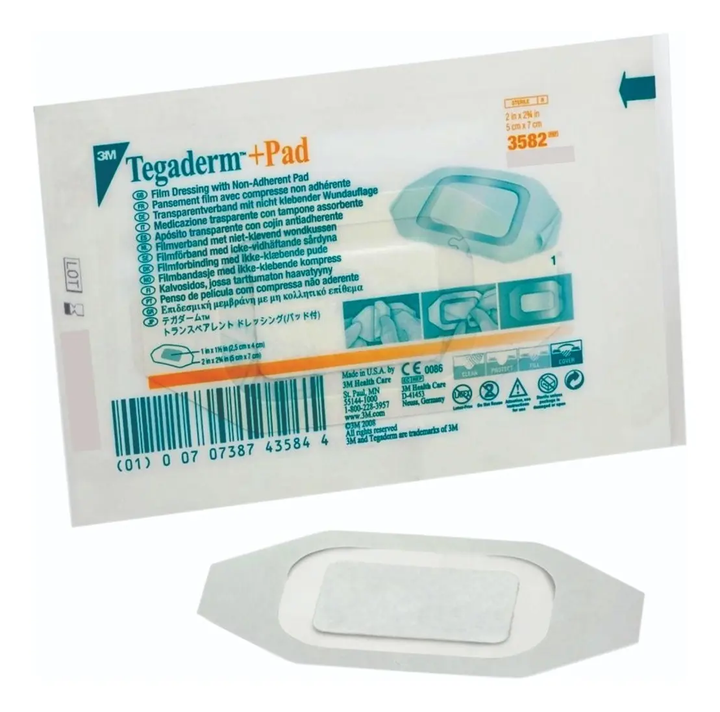 PACK 50-TEGADERM + PAD 5 X 7 CM 3M