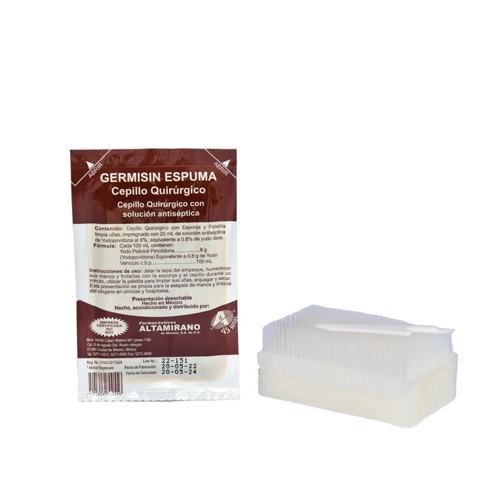 PACK 30-CEPILLO QUIRURGICO 20GR GERMISIN ALTAMIRANO