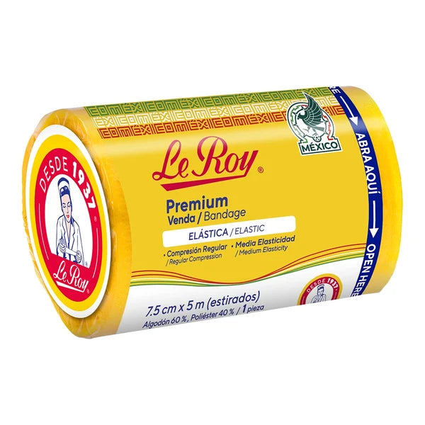 VENDA ELASTOMEDIC 7.5CM X 5M 1PZ LE ROY