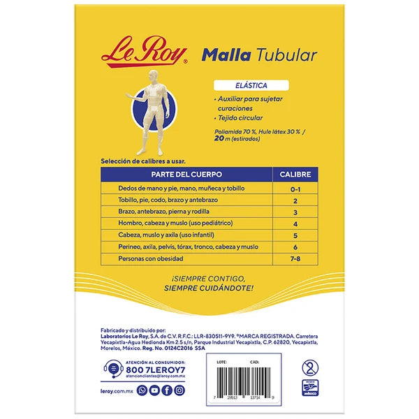 MALLA TUBULAR CAL.6 20M LE ROY