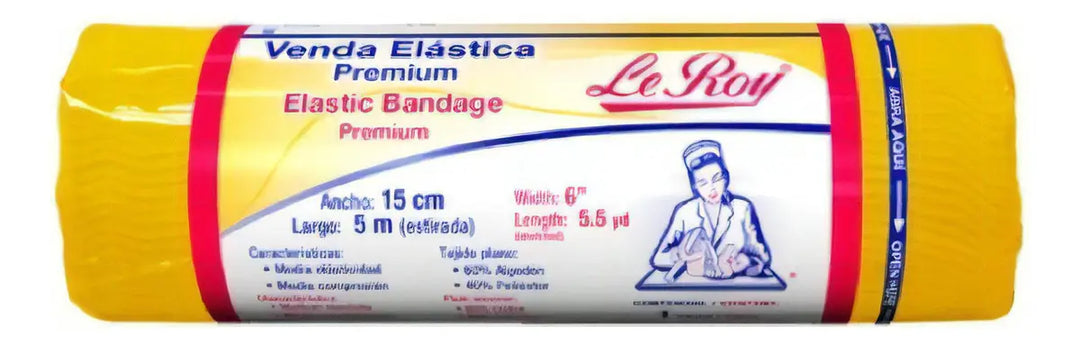 VENDA ELASTICA PREMIUM 15CM X 5M 1PZ LE ROY