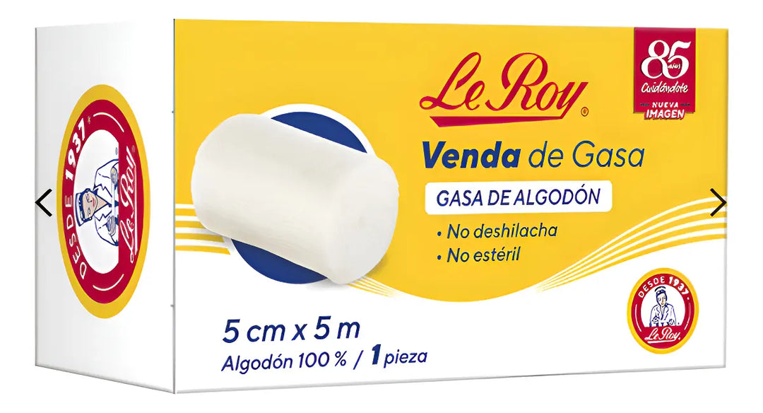VENDA DE GASA 5CM X 5M 1PZ LE ROY