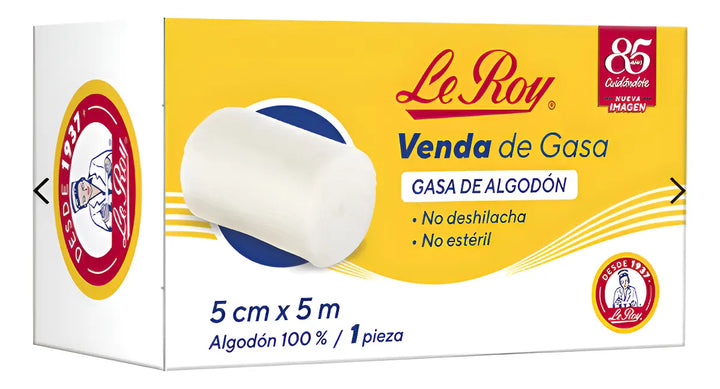 VENDA DE GASA 5CM X 5M 1PZ LE ROY